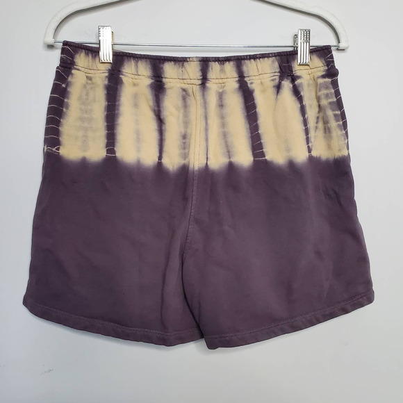 MADEWELL • Purple Beige Tie-Dye (Re)sourced Cotton Sweatshorts Sz M - Picture 7 of 7